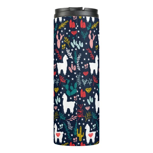 Cute Alpaca Thermosbeker (Achterkant)