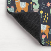 Cute Alpacas Pattern Muismat (Hoek)