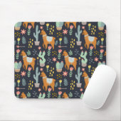 Cute Alpacas Pattern Muismat (Met muis)