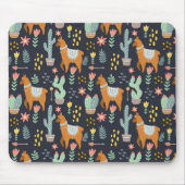 Cute Alpacas Pattern Muismat (Voorkant)