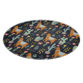 Cute Alpacas Pattern Snijplank (Hoek)