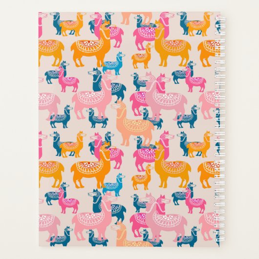 Cute Alpacas Planner (Achterkant)