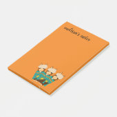 Cute Alpacas Rocking Goatees & Blauwgroen Serapes Post-it® Notes (Schuin)