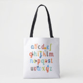 Cute Alphabet Design Tote Bag (Voorkant)
