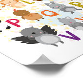 Cute Alphabet Poster (Hoek)
