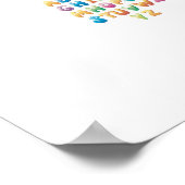 Cute Alphabet Poster (Hoek)