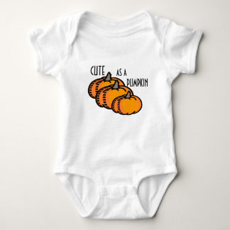 CUTE ALS EEN PUMPKIN baby onzie! Halloween of herf Romper