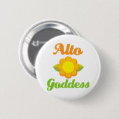 Cute Alto Goddess Button (Voorkant /achterkant)
