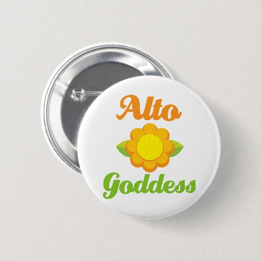 Cute Alto Goddess Button (Voorkant /achterkant)