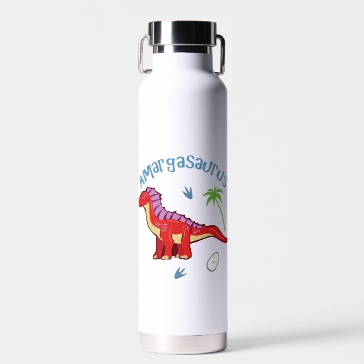 Cute Amargasaurus Waterfles (Voorkant)