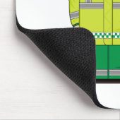 Cute Ambulance Man Mousepad Muismat (Hoek)