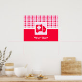 Cute Ambulance Poster (Keuken)