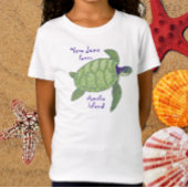 Cute Amelia Island Zee Turtle T-shirt