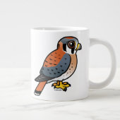 Cute American Kestrel Grote Koffiekop (Rechts)