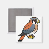Cute American Kestrel Magneet (Voorkant / Achterkant)