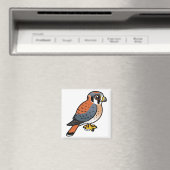 Cute American Kestrel Magneet (Insitu (Vaatwasser))