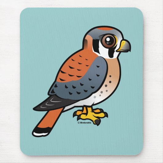 Cute American Kestrel Muismat (Voorkant)