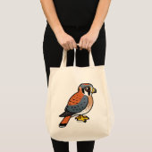 Cute American Kestrel Tote Bag (Voorkant (product))