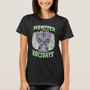 Cute American Shorthair Cat Monster Voodoo Doll T-shirt