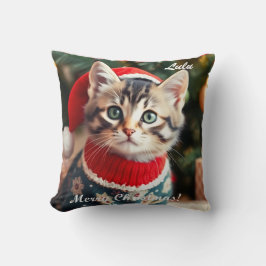 Cute American Shorthair Christmas Personalized  Kussen