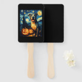 Cute American Staffordshire Terrier Dog Halloween  Handwaaier (Voorkant en achterkant)