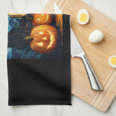 Cute American Staffordshire Terrier Dog Halloween  Theedoek (Quarter Fold)