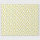 Cute Amusing Corn Expressions Pattern Cadeaupapier (Vlak)