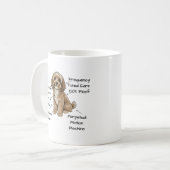 Cute Anatomy of a Cockapoo Dog Lover Gift Koffiemok (Voorkant links)