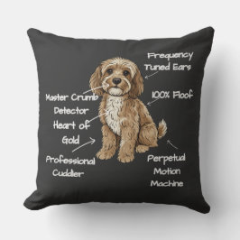 Cute Anatomy of a Cockapoo Dog Lover Gift Kussen