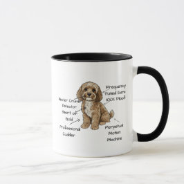 Cute Anatomy of a Cockapoo Dog Lover Gift Mok