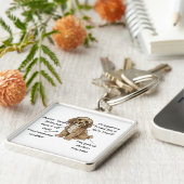 Cute Anatomy of a Cockapoo Dog Lover Gift Sleutelhanger (Zijkant)