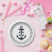 Cute Anchor Papieren Bordje (Feest)