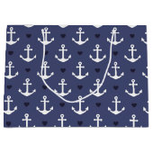 Cute Anchor Pattern Groot Cadeauzakje (Voorkant)