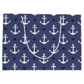 Cute Anchor Pattern Groot Cadeauzakje (Achterkant)