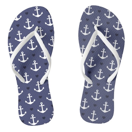 Cute Anchor Pattern Teenslippers (Voetbed)