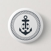 Cute Anchor Ronde Button 5,7 Cm (Voorkant)