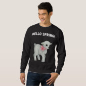 Cute And Adorable Spring Lamb For Kids Who Love An Trui (Voorkant volledig)