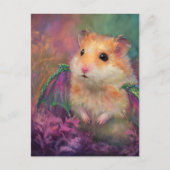Cute and Adorable Sweet Hamster Dragon Briefkaart (Voorkant)
