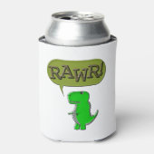 Cute and Angry Speelgoed Dinosaur Blikjeskoeler (Blikje Voorkant)