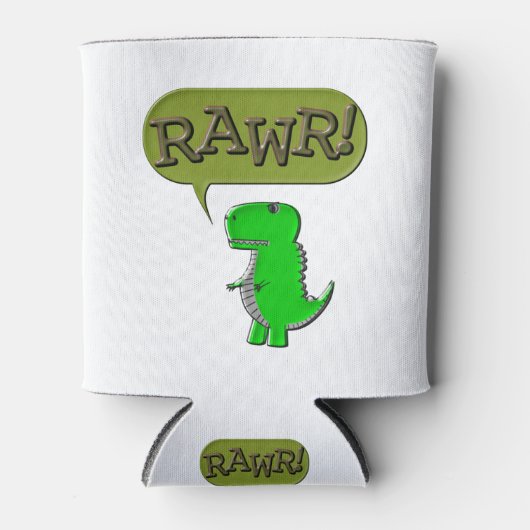 Cute and Angry Speelgoed Dinosaur Blikjeskoeler (Voorkant)