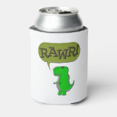 Cute and Angry Speelgoed Dinosaur Blikjeskoeler (Blikje Achterkant)