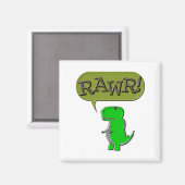 Cute and Angry Speelgoed Dinosaur Magneet (Voorkant / Achterkant)