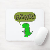 Cute and Angry Speelgoed Dinosaur Muismat (Met muis)