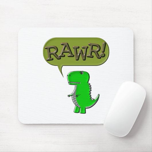 Cute and Angry Speelgoed Dinosaur Muismat (Met muis)