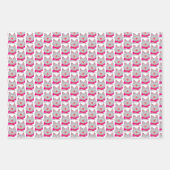 Cute and Artsy Kitty Cat Designer Inpakpapier Vel (Voorkant)