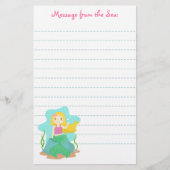 Cute and Beauful Mermaid, voor meisjes Briefpapier (Voorkant)