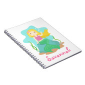 Cute and Beauful Mermaid, voor meisjes Notitieboek (Rechterzijde)
