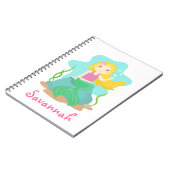 Cute and Beauful Mermaid, voor meisjes Notitieboek (Linkerzijde)