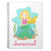 Cute and Beauful Mermaid, voor meisjes Notitieboek (Voorkant)