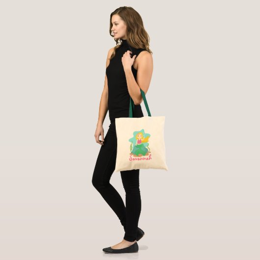 Cute and Beauful Mermaid, voor meisjes Tote Bag (Voorkant (model))